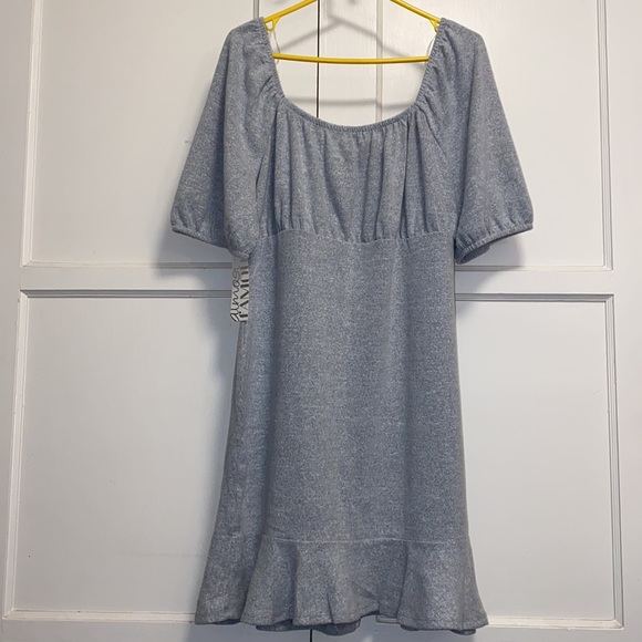 Almost Famous 3X Pale Gray Dress - Picture 3 of 14